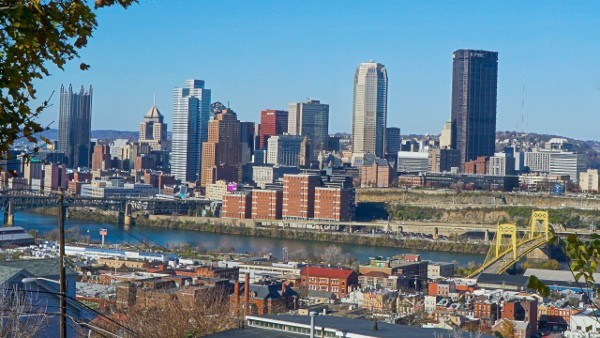City Skyline View from PNC Park Pittsburgh PA, City Skyline…
