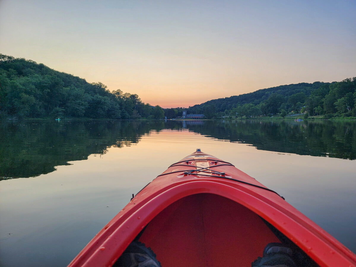 Sunset on North Park Lake